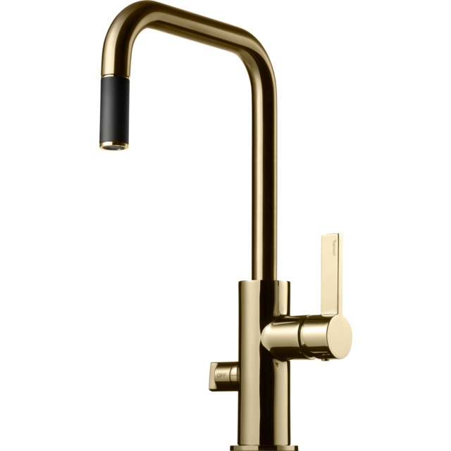 Produktbild föreställande artikeln KÖKSBLANDARE LÖPMUTTER 3/8T ARM887 HONEY GOLD från kategorin Köksblandare